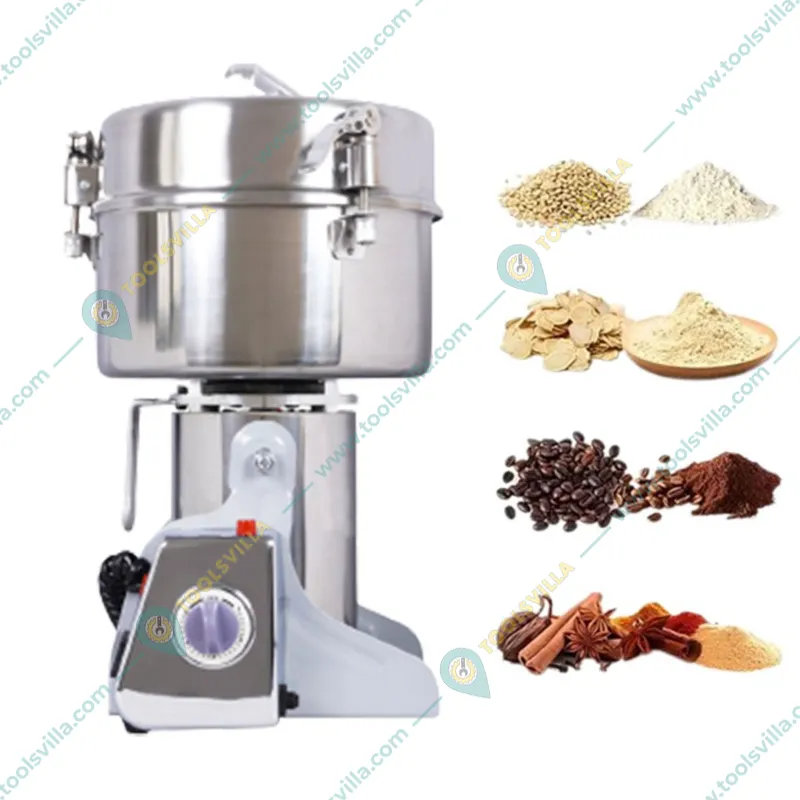 Commercial 3.5Kg Electric Dry Masala & Herbs Spices Grinder, 5000W with Free Accessories
